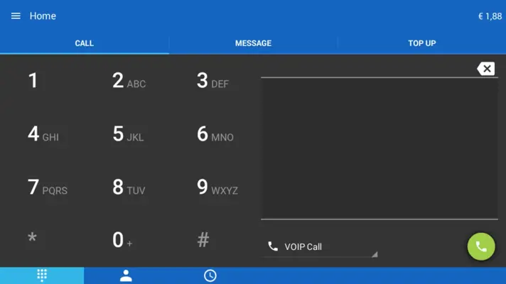 InternetCalls android App screenshot 2